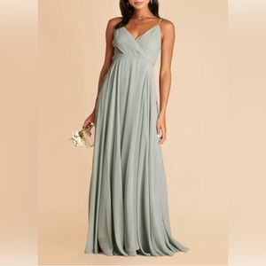 Birdie Grey Kaia Sage Chiffon Bridesmaid Maxi Dress